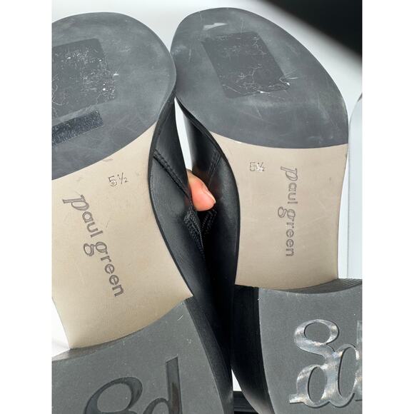 Paul Green Black Vanessa Buckled Chelsea boots UK 5.5 / US 8 - Picture 4 of 15